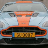 20120505 14.20.12  In de paddock toont Aston Martin een paar van hun modellen. Uiteraard kunnen de Gulf kleuren niet ontbreken. : 2012, 6H de Spa-Francorchamps WEC, Belgie, Racing, Spa Francorchamps, WEC